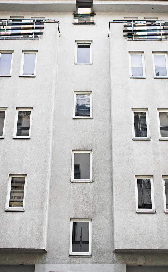 Apartment building Photograph by Tom Gowanlock - Fine Art America