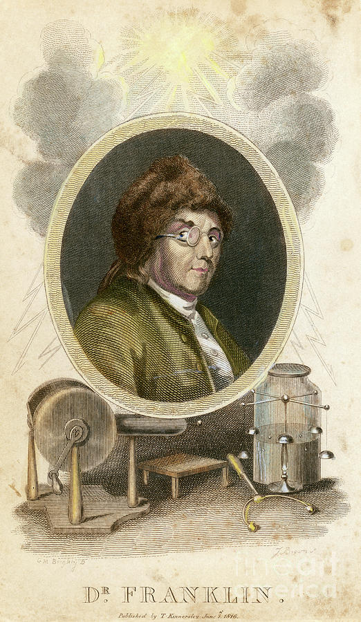 Benjamin Franklin #17 Drawing by Granger
