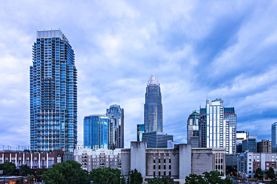 Charlotte North Carolina City Skyline #17 Photograph by Alex Grichenko