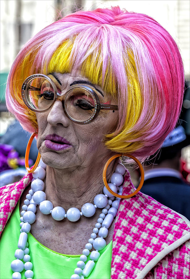 Portrait Photograph - Easter Parade NYC 2015 #17 by Robert Ullmann