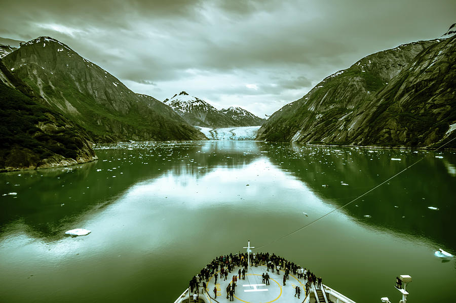 Glacier And Mountains Landscapes In Wild And Beautiful Alaska #17 Photograph by Alex Grichenko