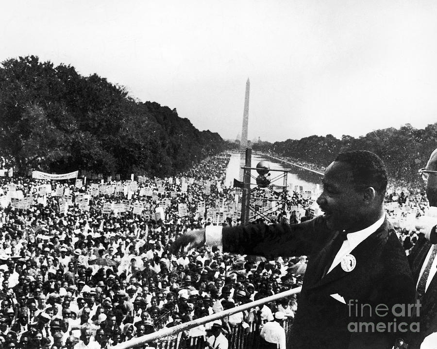 Washington Monument Photograph - Martin Luther King, Jr #17 by Granger