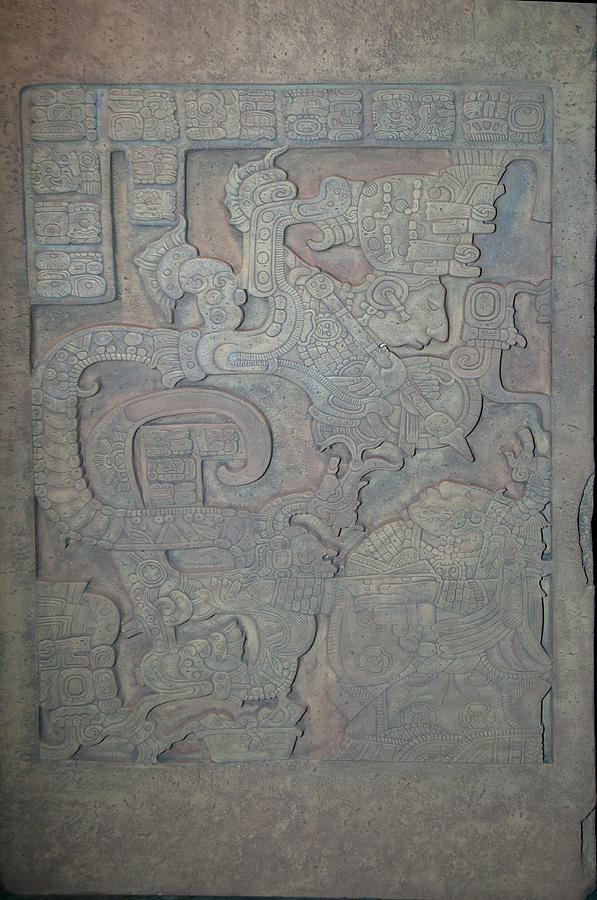 Mayan Museum in Chetumal #17 Digital Art by Carol Ailles