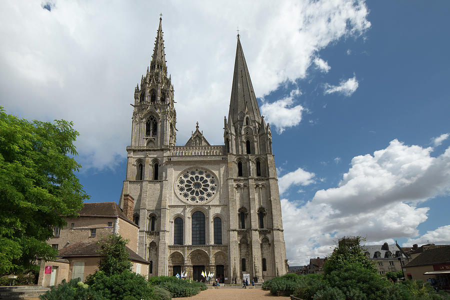 Notre Dame de Chartes Cathedral #17 Digital Art by Carol Ailles