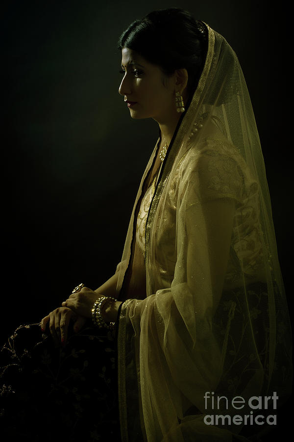 Portrait of Indian Lady #17 Photograph by Kiran Joshi