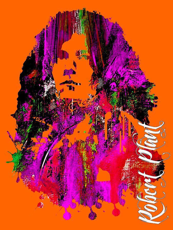 Robert Plant Collection #16 Mixed Media by Marvin Blaine