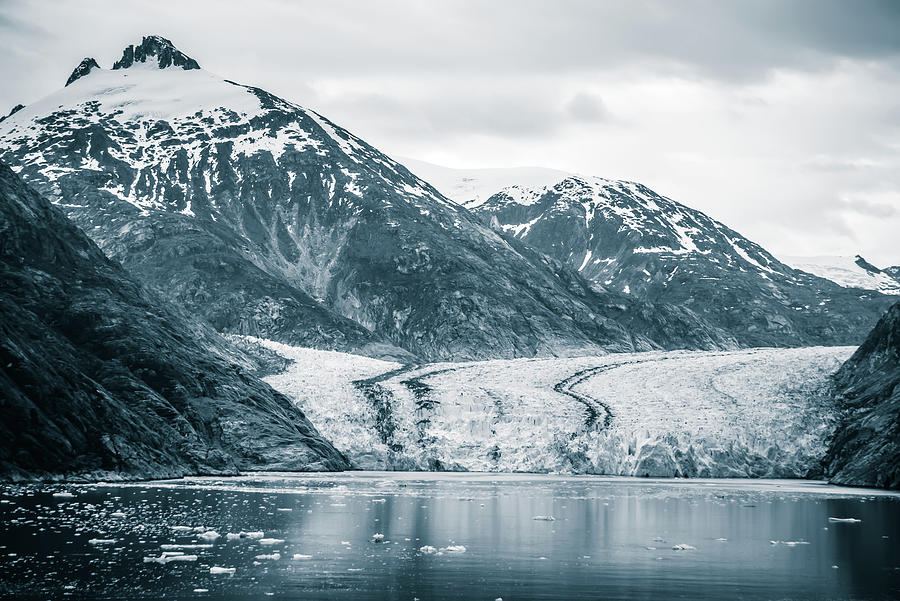 Sawyer Glacier at Tracy Arm Fjord in alaska panhandle #17 Photograph by Alex Grichenko