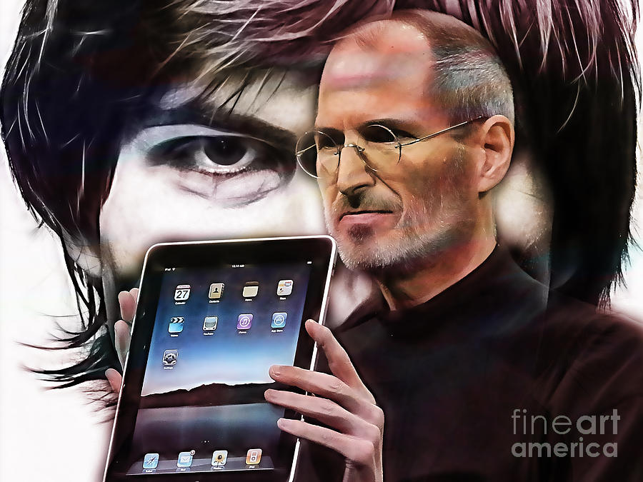 Apple Mixed Media - Steve Jobs Collection #17 by Marvin Blaine