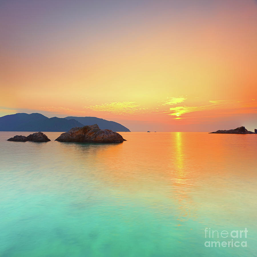 Sunset Photograph - Sunrise #17 by MotHaiBaPhoto Prints