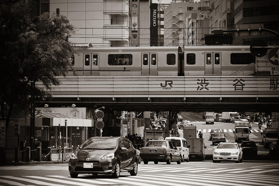 Tokyo street #17 Photograph by Songquan Deng