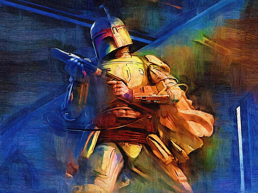 Vintage Star Wars Art Digital Art by Larry Jones | Fine Art America