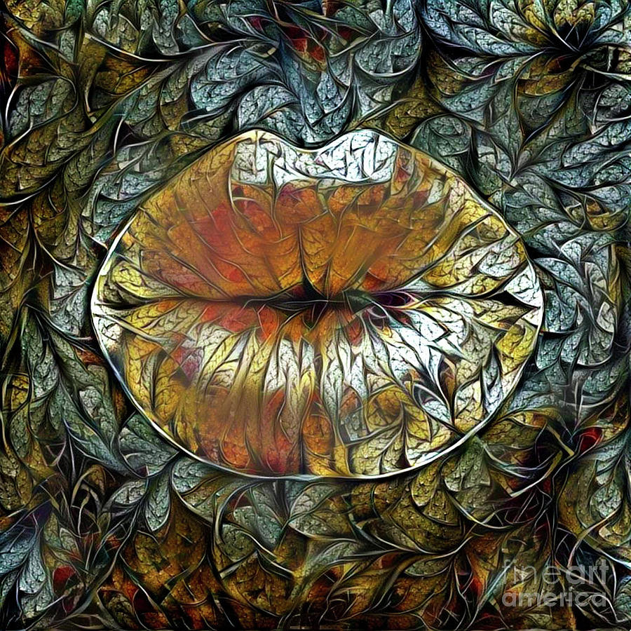 Kissing Lips #171 Digital Art by Amy Cicconi