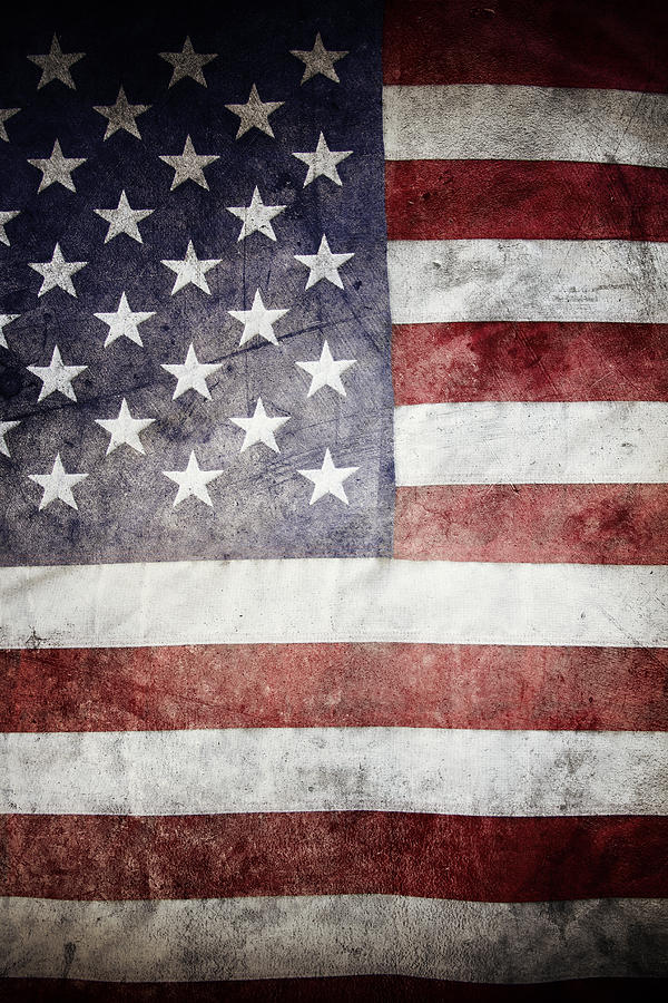 American flag No.161 Photograph by Les Cunliffe