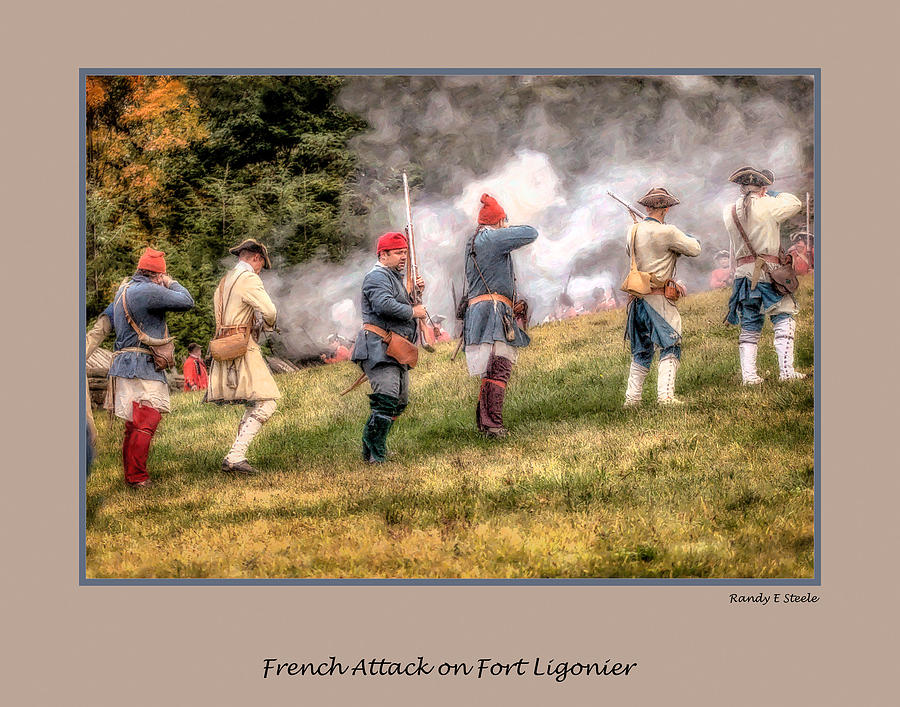 1758 French Attach on Fort Ligonier Pennsylvania Digital Art by Randy ...