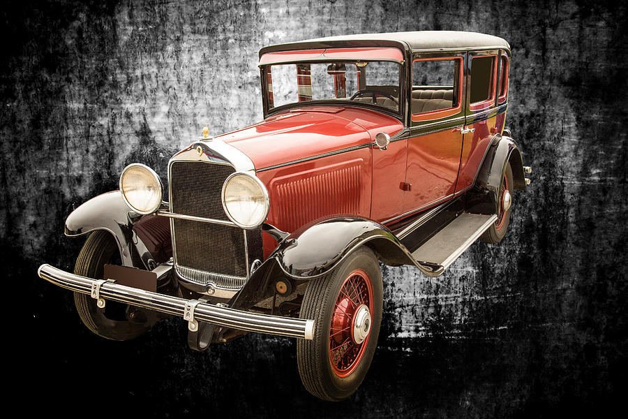 1929 Willys Knight Vintage Classic Car Automobile Photographs Fi #18 Photograph by M K Miller