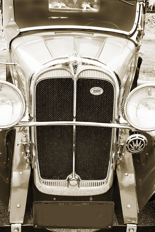 1931 Willys Convertible Car Antique Vintage Automobile Photograp #18 Photograph by M K Miller