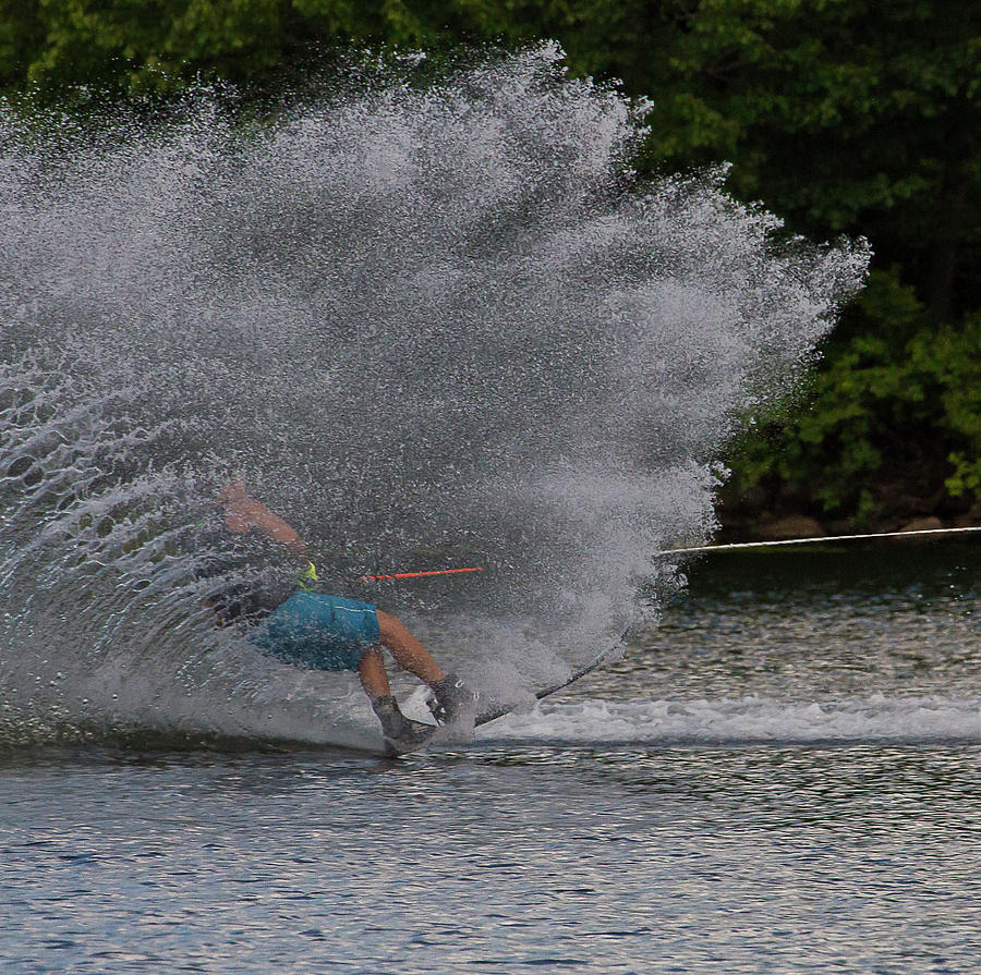38th Annual Lakes Region Open Water Ski Tournament #18 Photograph by Benjamin Dahl