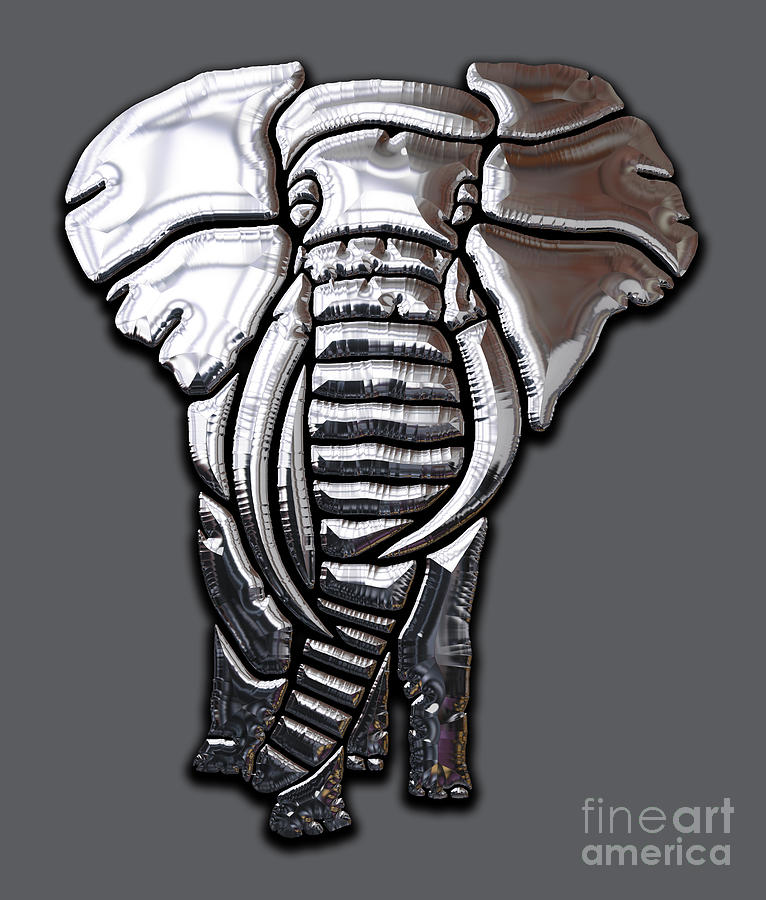 Elephant Mixed Media - Elephant Collection #18 by Marvin Blaine