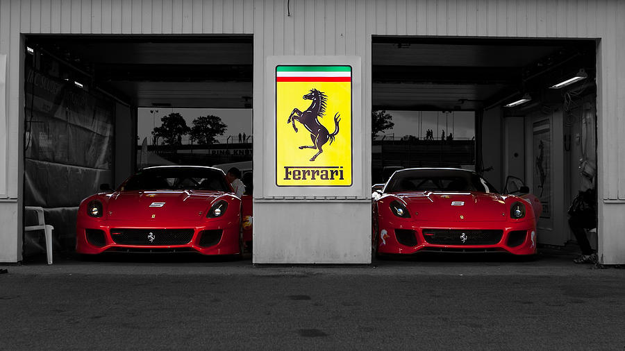 Transportation Digital Art - Ferrari #18 by Super Lovely