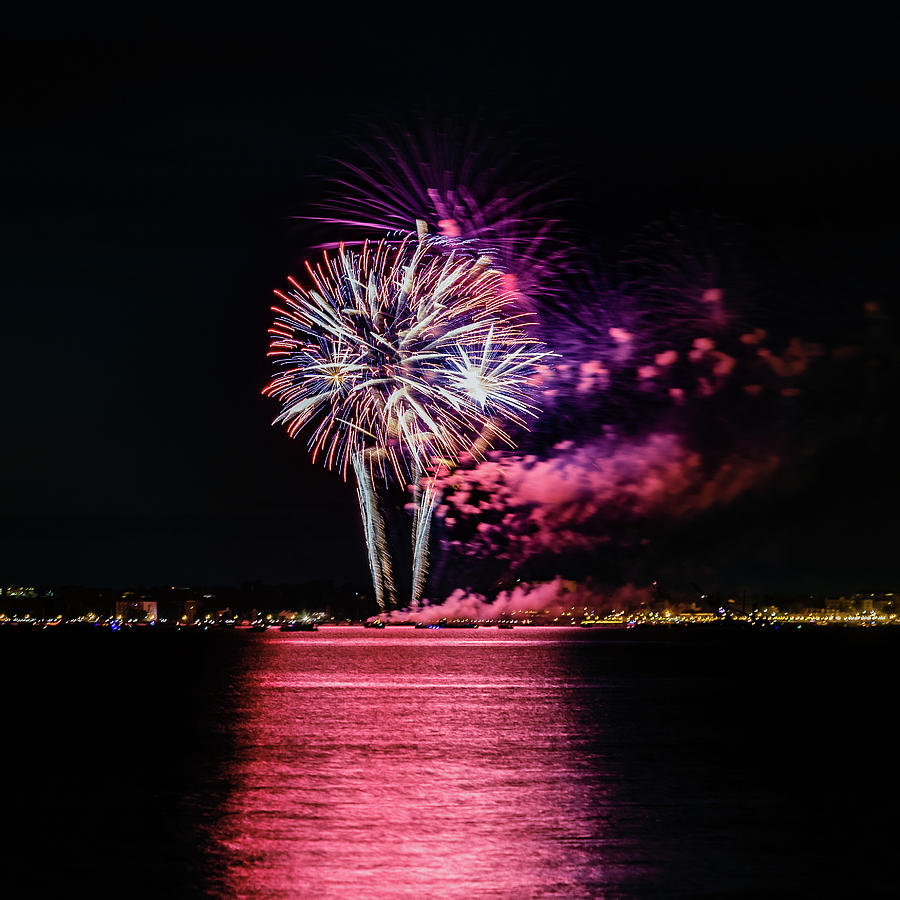 Holiday Photograph - Fireworks #18 by SAURAVphoto Online Store