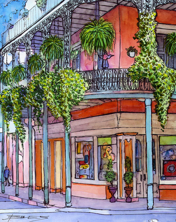 18 French Quarter Art Gallery Painting by John Boles