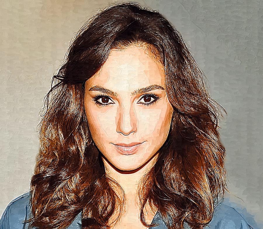 Gal Gadot Print Digital Art by Lilia Kosvintseva