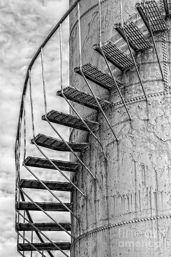 Gasoline Storage Tank with Staircase  #18 Photograph by Jim Corwin