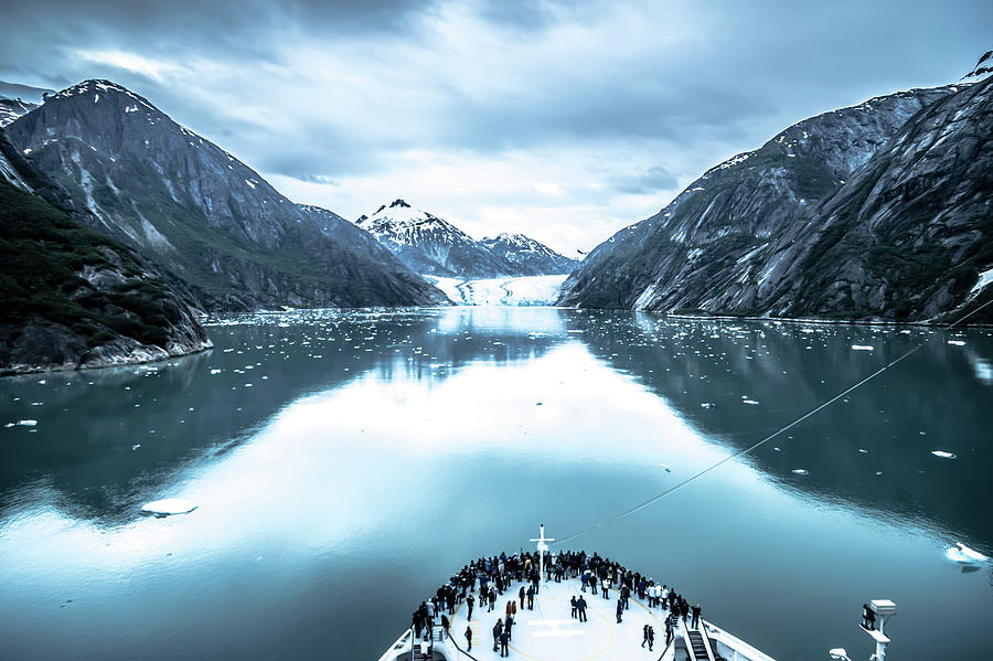 Glacier And Mountains Landscapes In Wild And Beautiful Alaska #18 Photograph by Alex Grichenko