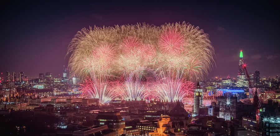 Big Ben Photograph - Happy New Year London #18 by Stewart Marsden