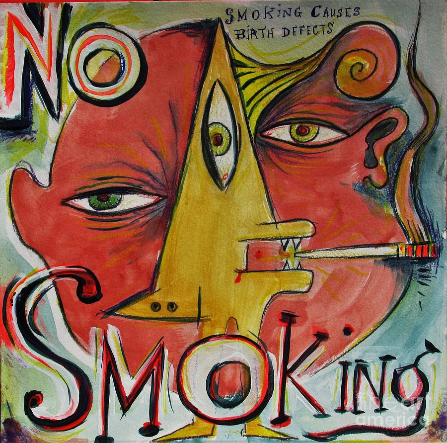 anti smoking drawings