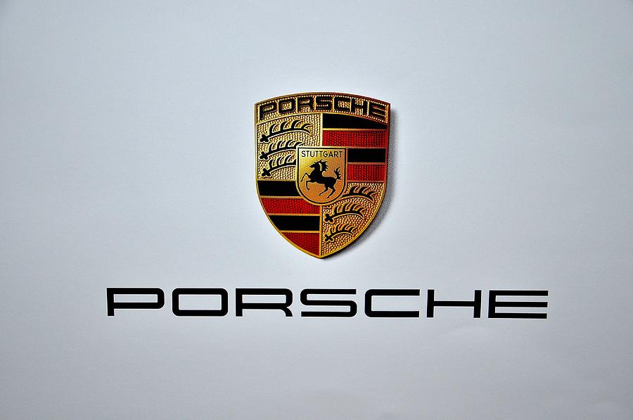 Porsche Logo Digital Art - Porsche Logo by Max Dedrick Porsche Logo Digital Art - Porsche Logo by Max Dedrick
