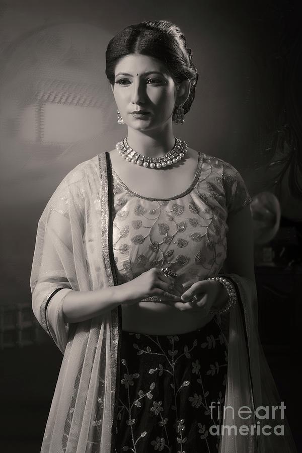 Portrait of Indian Lady #18 Photograph by Kiran Joshi