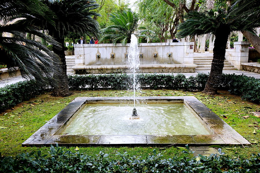 Public Fountain In Palma Majorca Spain #18 Photograph by Rick Rosenshein