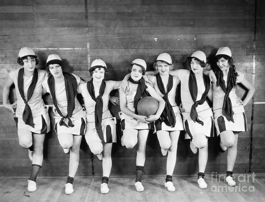 Basketball Photograph - Silent Film Still: Sports #18 by Granger