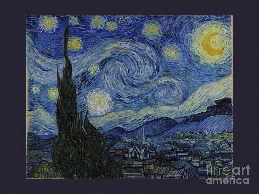 The Starry Night #19 Painting by Celestial Images