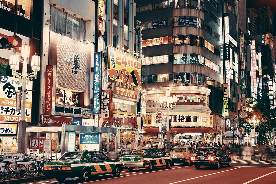 Tokyo street #18 Photograph by Songquan Deng