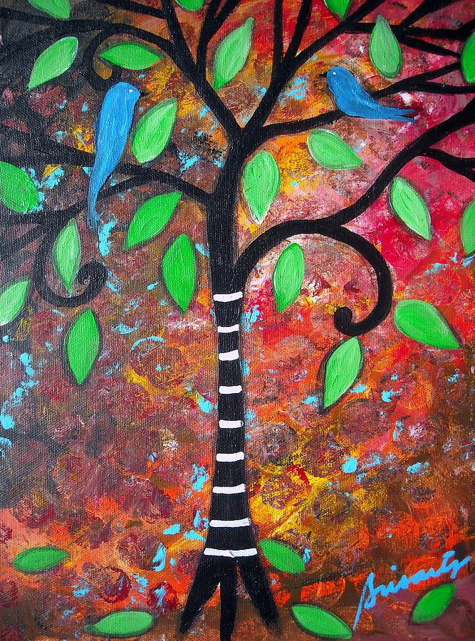 Tree Of Life  #18 Painting by Pristine Cartera Turkus