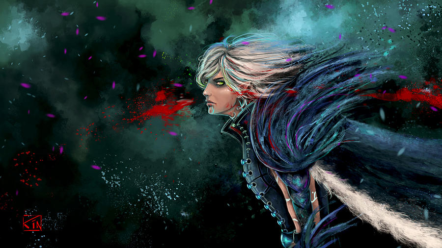 Fantasy Digital Art - Warrior #18 by Maye Loeser