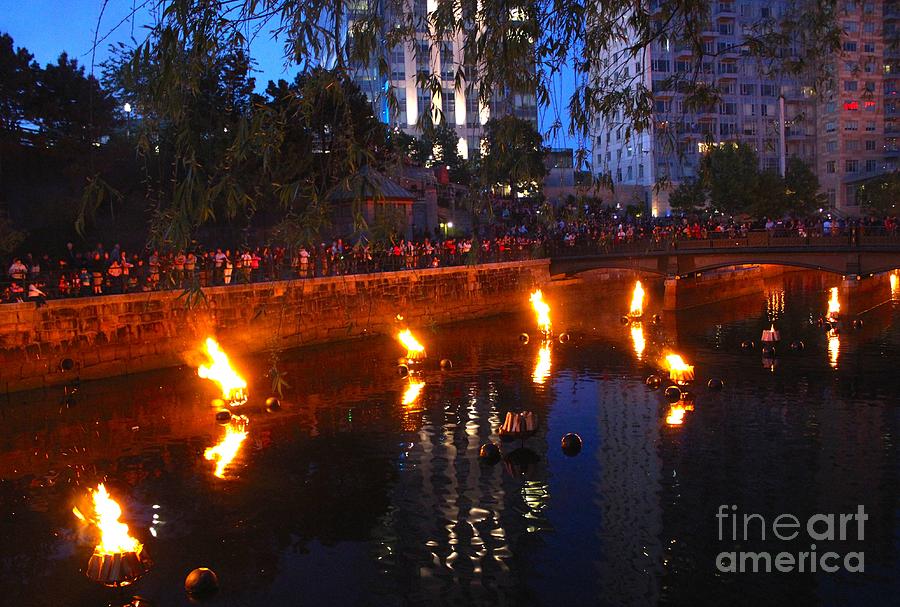 WaterFire Photograph by Deena Withycombe