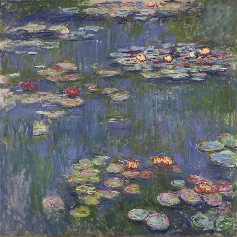 Waterlilies #18 Painting by Claude Monet