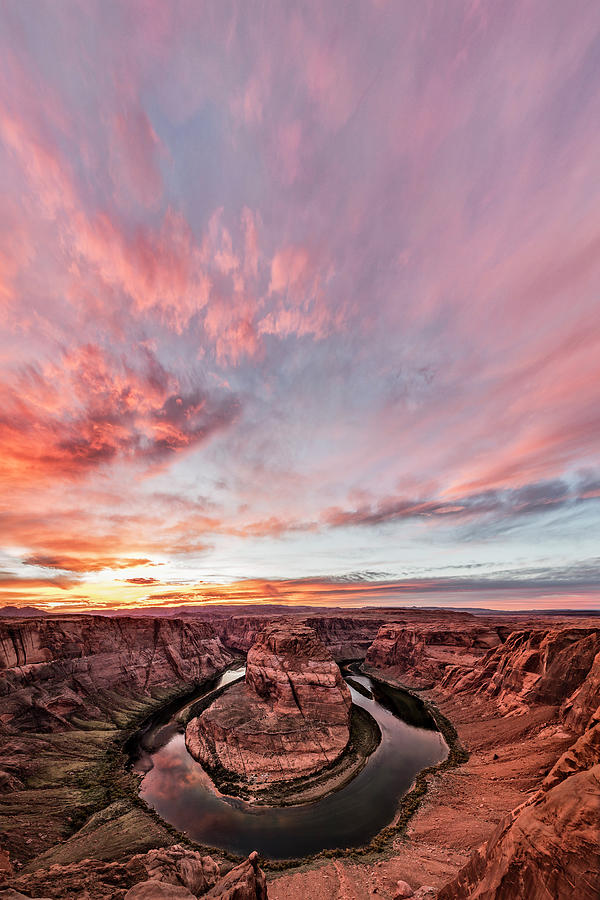 Nature Photograph - 180 Degrees of Sunset by Jon Glaser