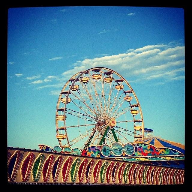 Ferris Wheel Photograph - Ferris Wheel  by Jeffrey Domke