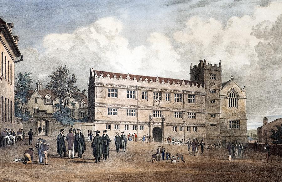 Portrait Photograph - 1818 Darwins Shrewsbury School by Paul D Stewart