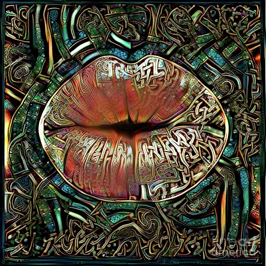 Kissing Lips #182 Digital Art by Amy Cicconi
