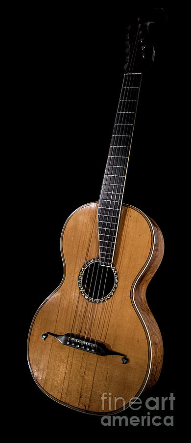 1834 Martin Acoustic Guitar Photograph by David Oppenheimer