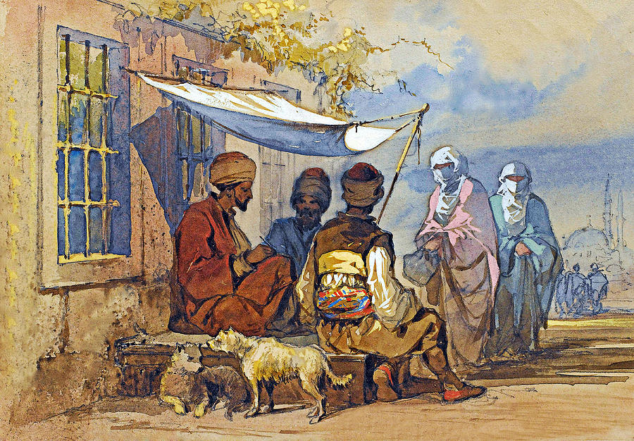 1856 Painting Painting by Munir Alawi