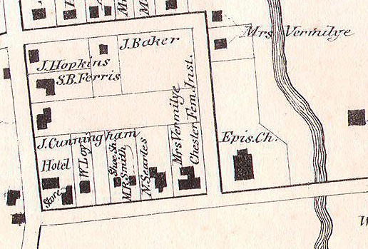 1867 Beers North Castle map Armonk closeup Photograph by Paul Fearn
