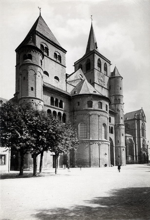 1880 Trier Cathedral Germany Photograph by Historic Image