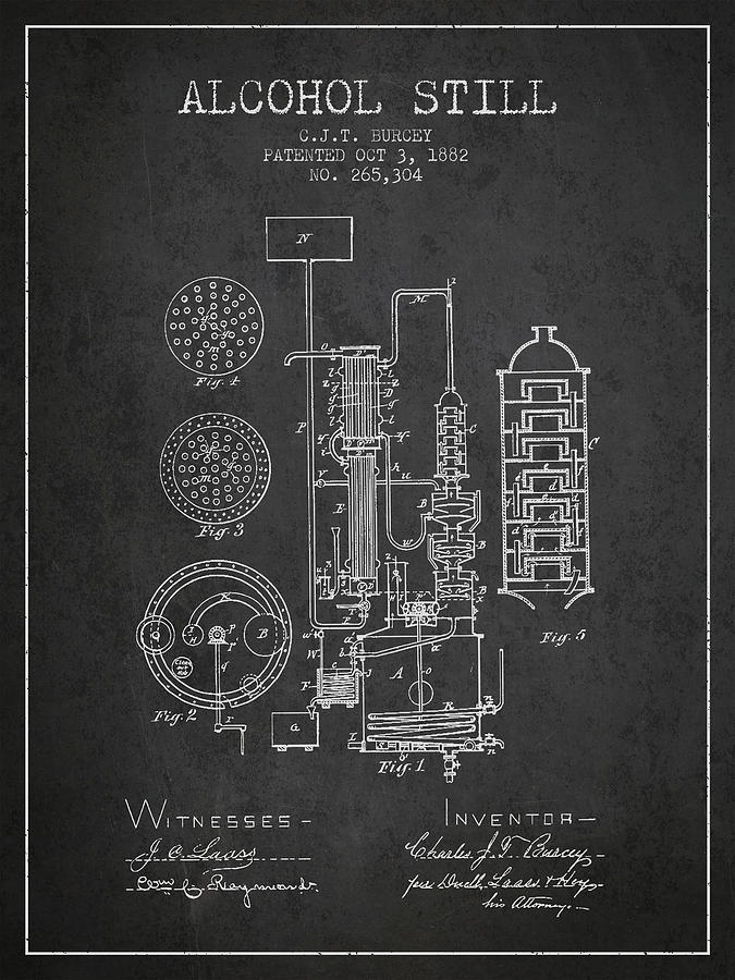 1882 Alcohol Still Patent Fb80_cg Digital Art