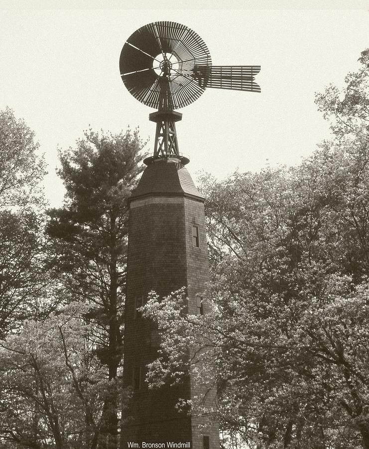 1894 Windmill - William Bronson Windmill Digital Art by Margie Avellino